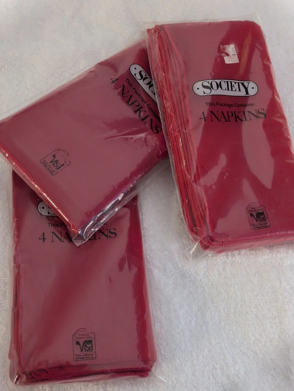 Red Dinner Napkins